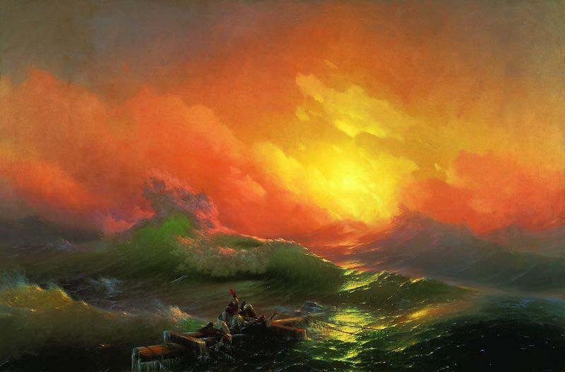 Ivan Aivazovsky The Ninth Wave oil painting image